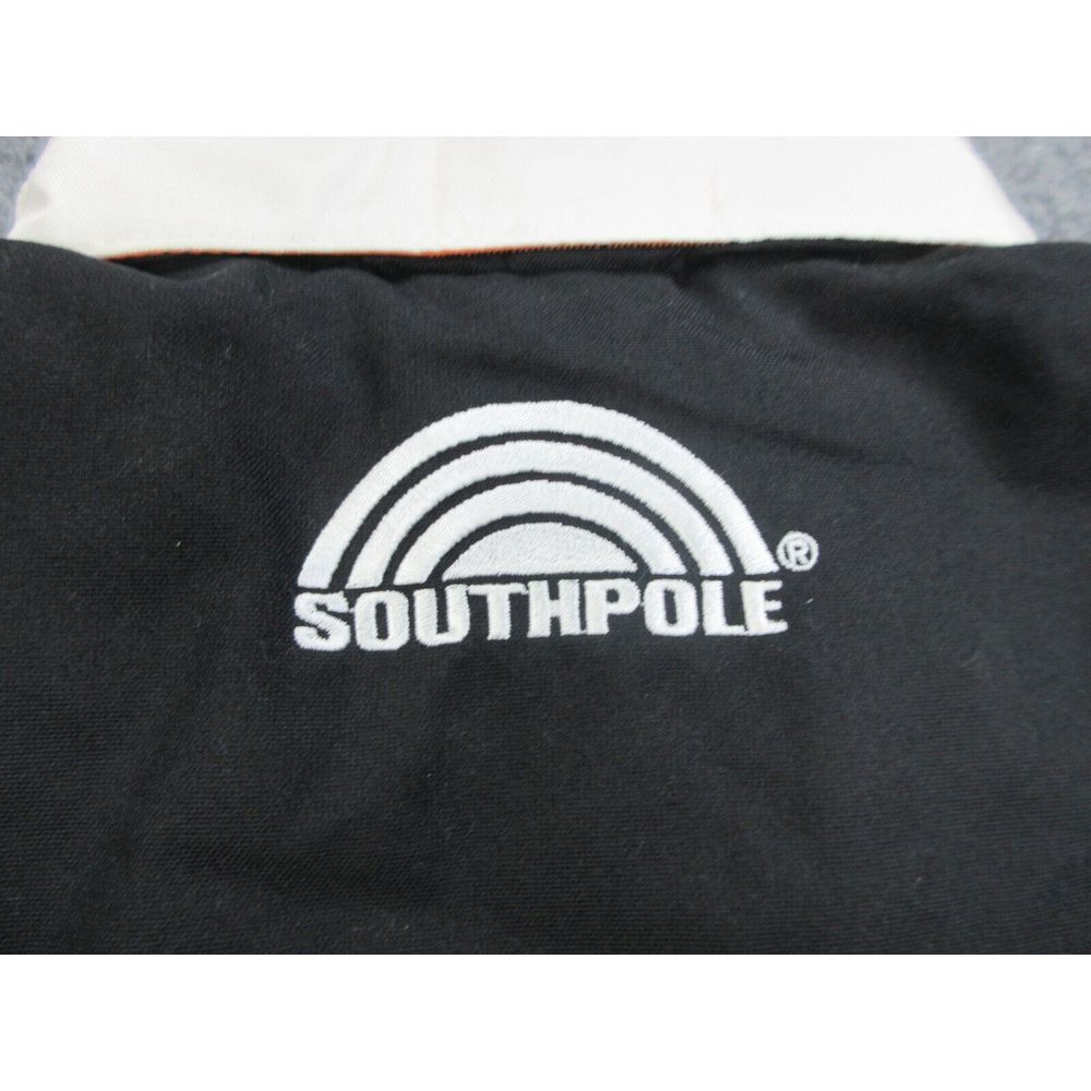 VINTAGE Southpole Jacket Mens Extra Large White Reversible Y2K Puffer Coat NEW - Picture 15 of 16